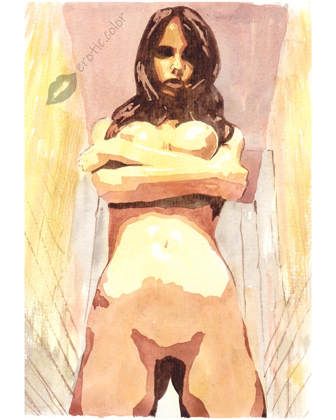 Dominant Girl Watercolor